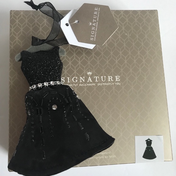 🖤🆕 New Hallmark  Black Dress Ornament - Picture 3 of 8